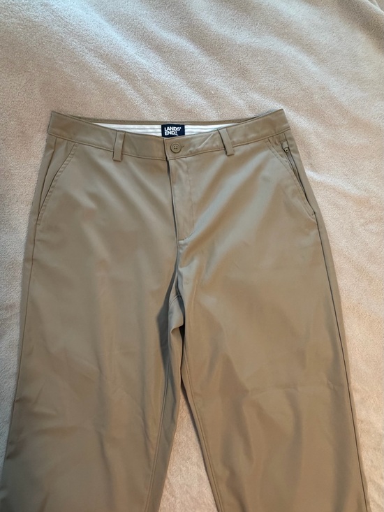 Lands' End Pants - Lands' End Womens Tan Chino Pants - Size 12